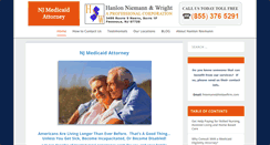Desktop Screenshot of njmedicaidattorney.com