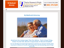 Tablet Screenshot of njmedicaidattorney.com